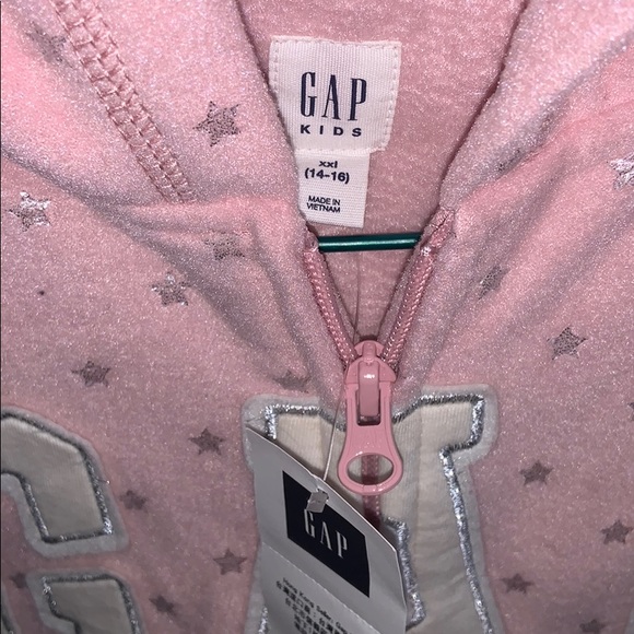 A baby pink gap hoodie with stars all over it!! - Picture 3 of 3
